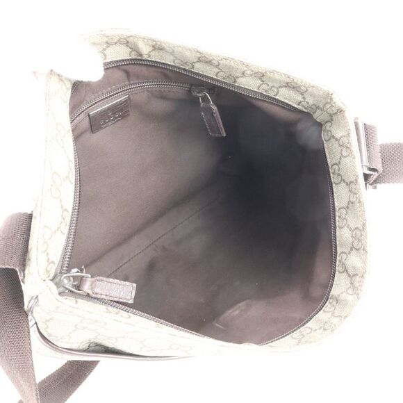 Gucci GG Supreme 141198 Leather Shoulder Bag Crossbody Messenger Business - Picture 7 of 9